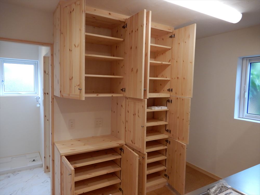 リフォーム後のキッチン収納