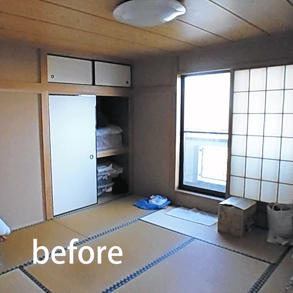 障子のある昔ながらの和風の部屋