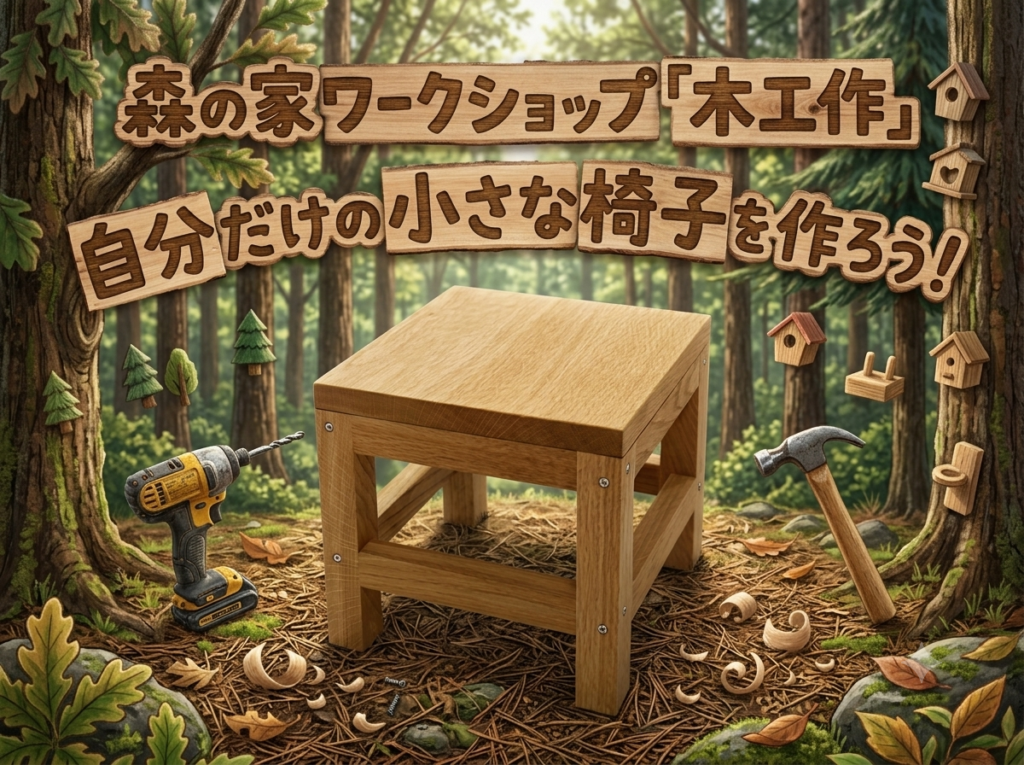 森の家ワークショップ『木工作』🔨