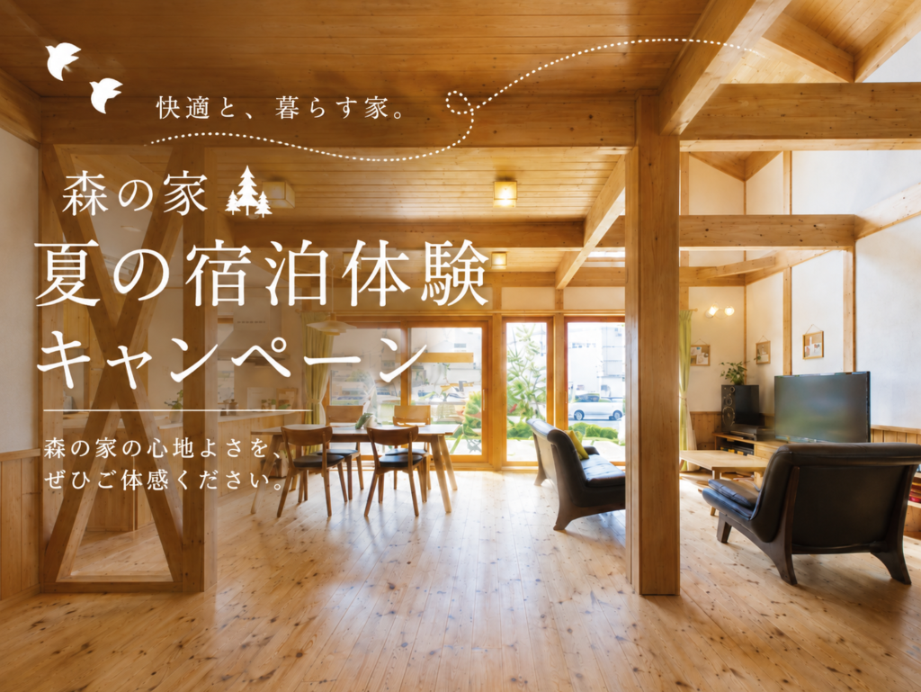森の家 夏の宿泊体験キャンペーン🏠🌳
